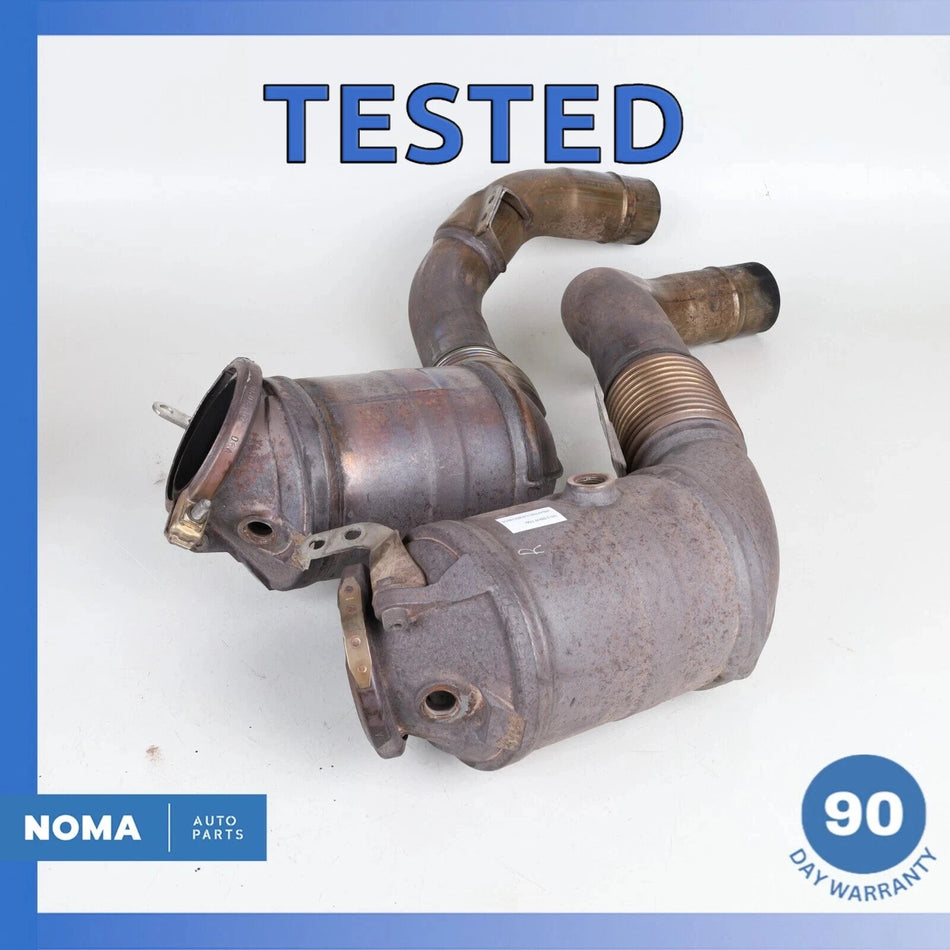 11-15 BMW F10 550i 650i N63B44 Left & Right Exhaust Manifold Downpipe Set OEM