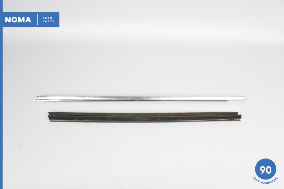 03-08 Jaguar S-Type X202 Front Right Door Exterior Window Molding Seal Set OEM