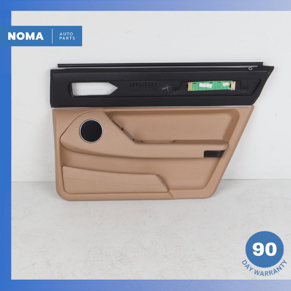 86-92 Jaguar XJ40 XJ6 XJ12 Rear Right Side Interior Door Panel Trim Beige OEM