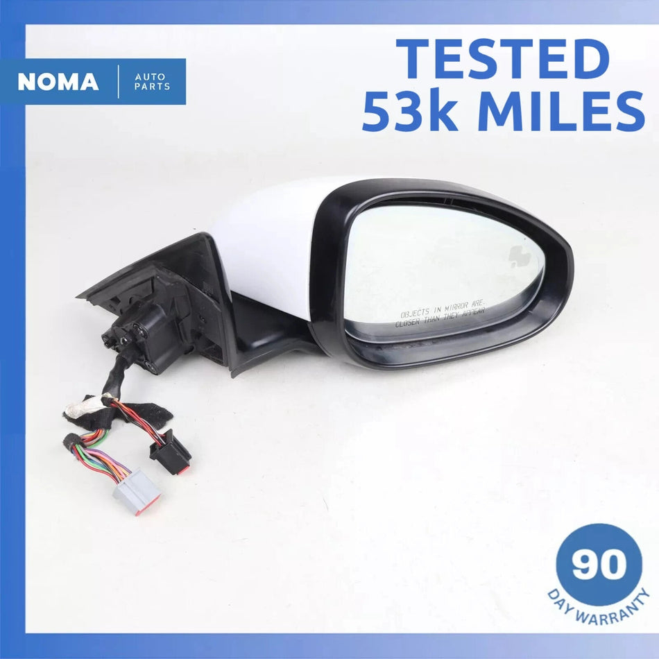 14-24 Jaguar X152 F-Type Right Side Rear View Door Mirror w/ Blind Spot OEM 53k