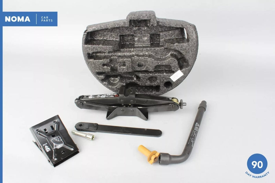 97-06 Jaguar X100 XK8 XKR Emergency Spare Tire Tool Kit w/ Case MJA6360AB OEM