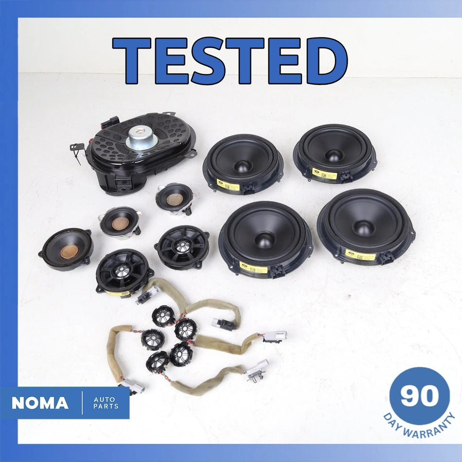 15-19 Land Rover Discovery Sport L550 Front & Rear Hi-Line 1200W Speaker Set OEM