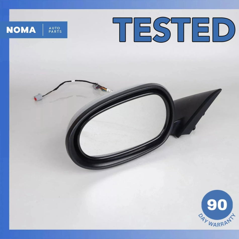 07-09 Jaguar X150 XK XKR Left Driver Side Door Rear View Mirror Silver OEM 74k