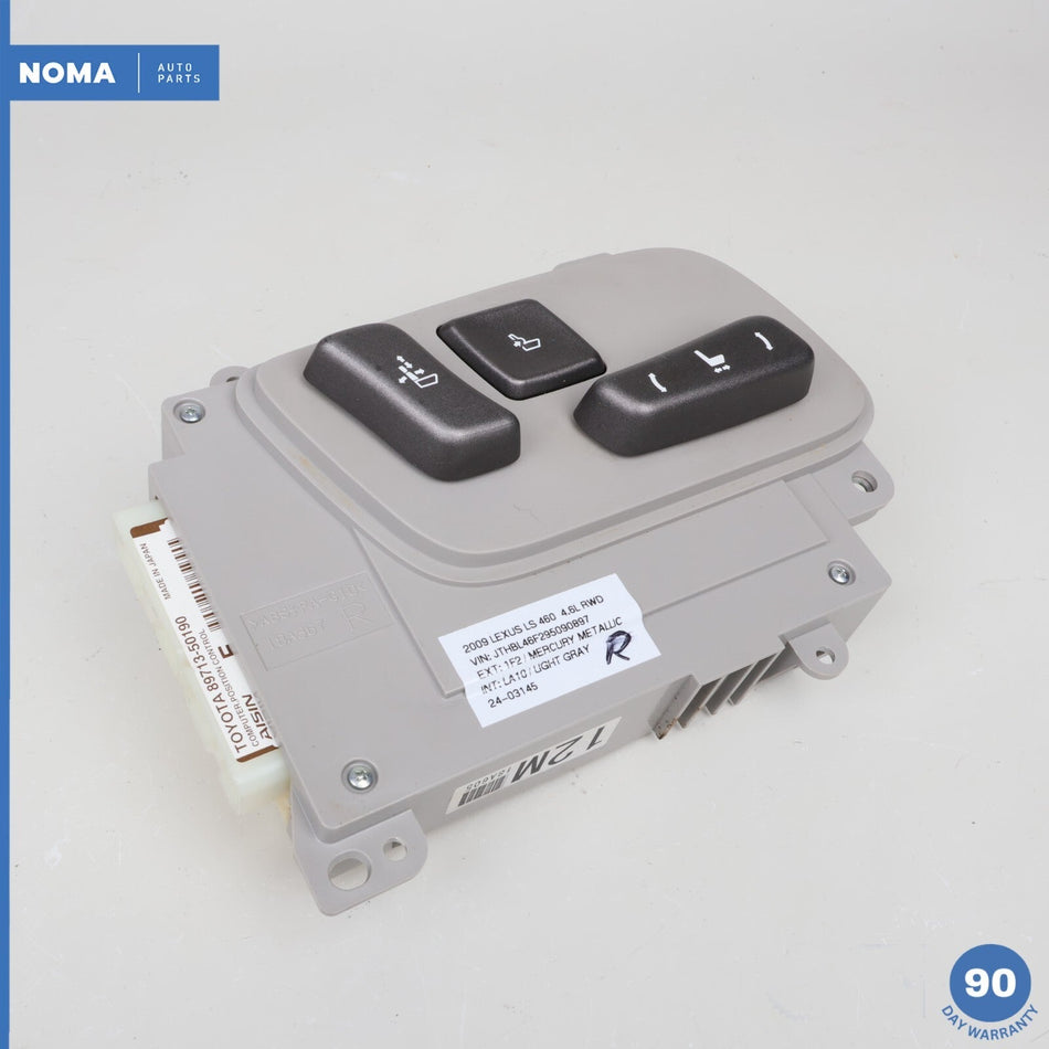 2009 Lexus LS460 XF40 Front Right Side Seat Control Switch 89713-50190 LA10 OEM
