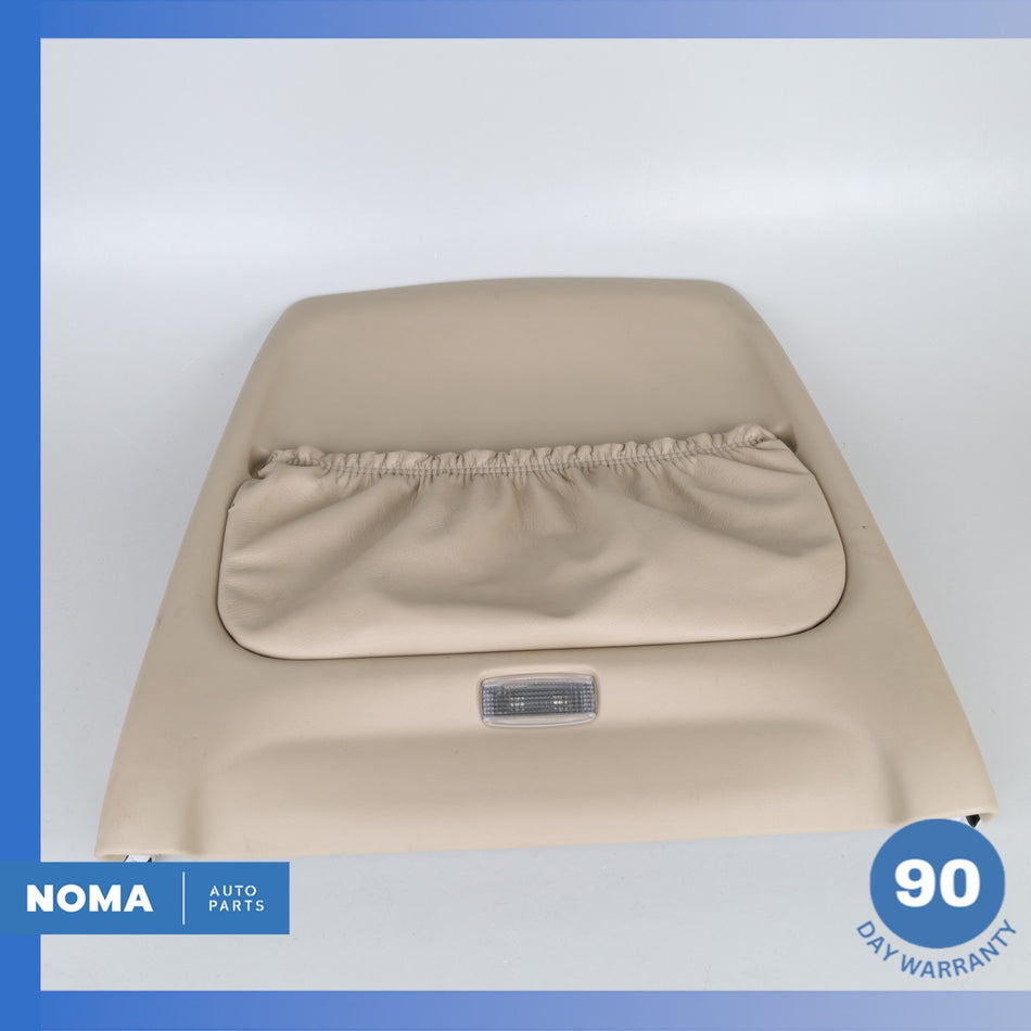 2006 Jaguar X350 XJ8 Front Left or Right Side Seat Back Panel Cover Beige OEM