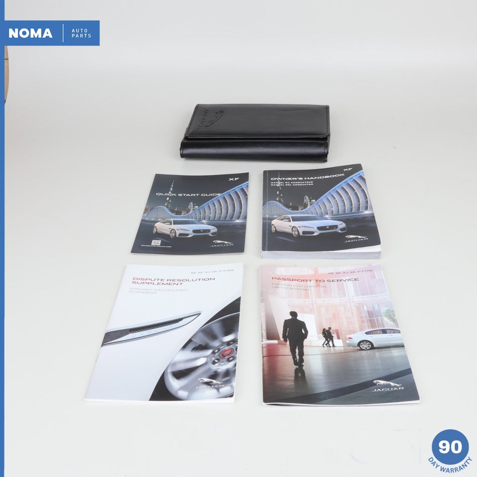 2016 Jaguar XF X260 Driver's Handbook Service Passport w/ Leather Folder OEM