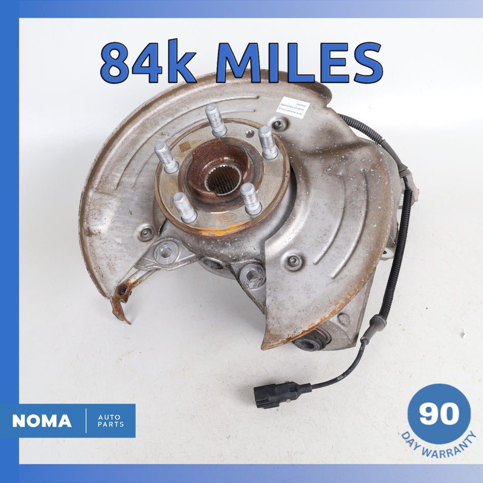 17-21 Jaguar X761 F-Pace Velar Rear Right Spindle Knuckle Hub w/ Shield OEM 84k