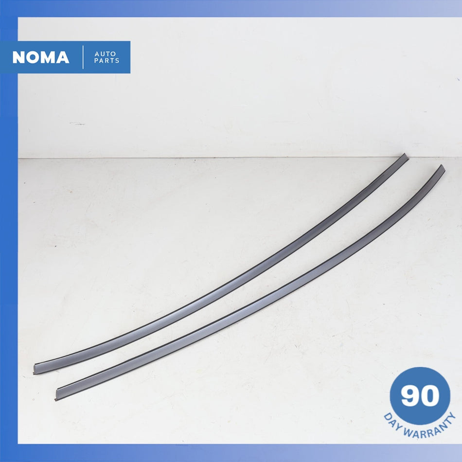 09-15 Jaguar X250 XF Left & Right Side Exterior Roof Strip Trim Molding Set OEM