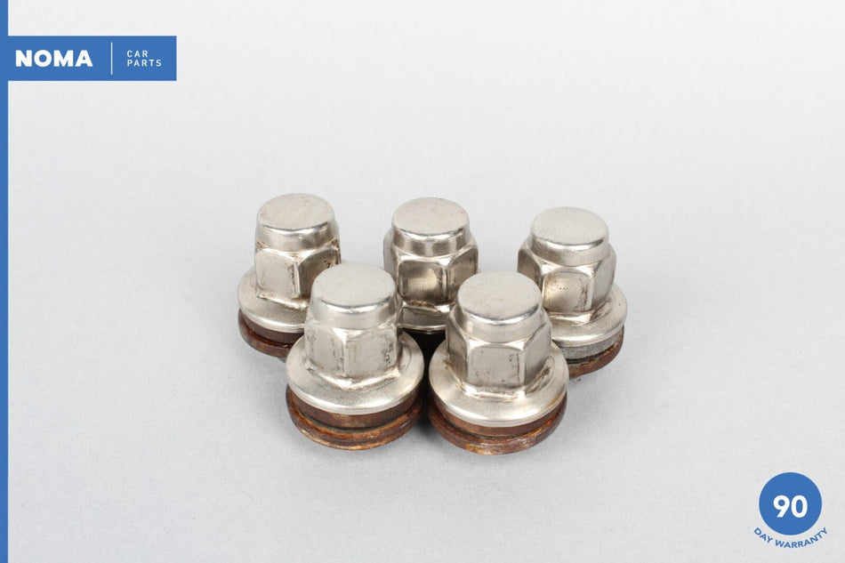 04-09 Jaguar XJ8 XJR VDP X350 Wheel Lug Nuts Bolts Set of 5 1X431012AA OEM