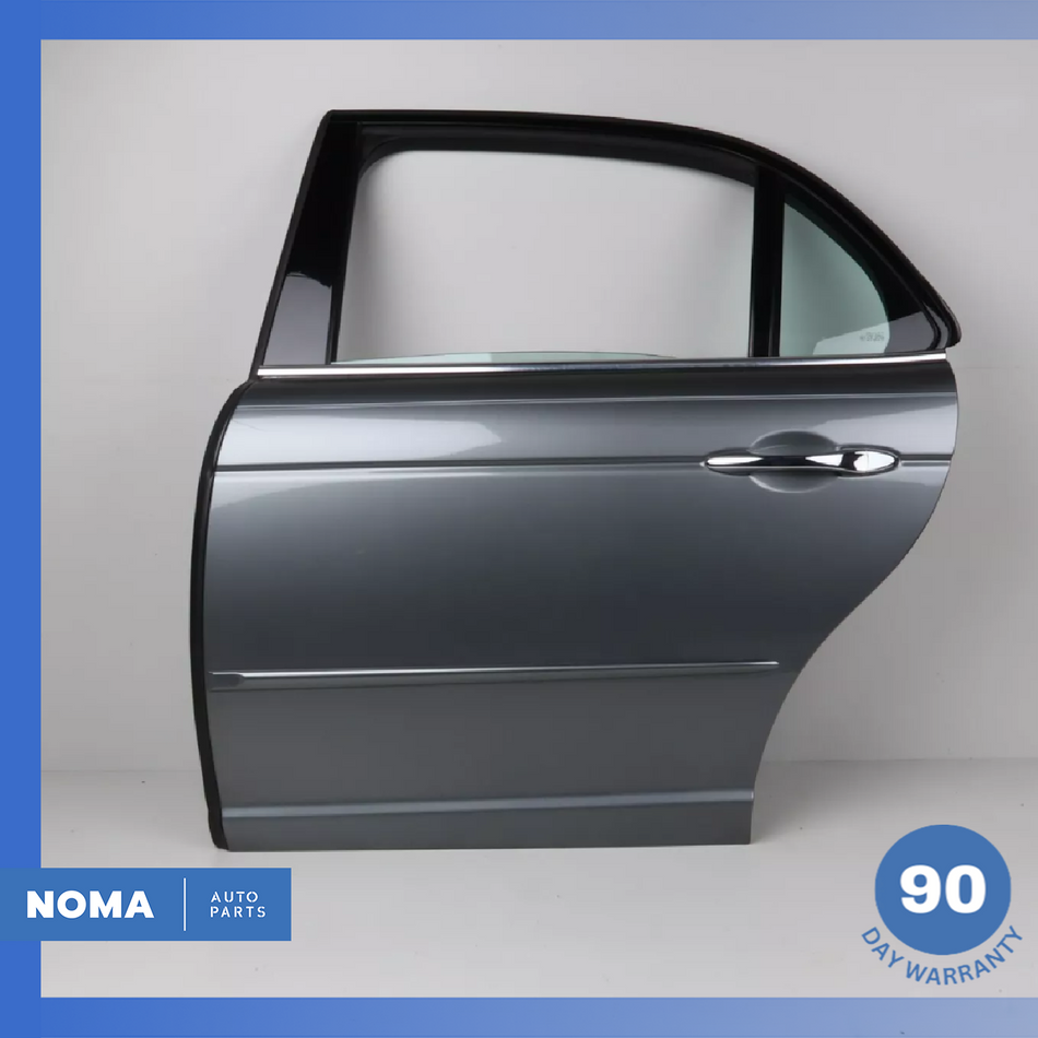 04-07 Jaguar XJ8 XJR X350 SWB Rear Left Driver Side Door Shell Gray LHK OEM