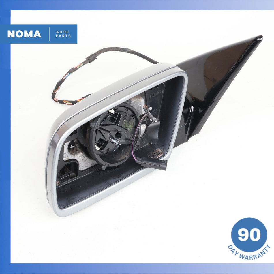 04-05 BMW E64 645Ci Left Driver Side Rear View Door Mirror Silver OEM