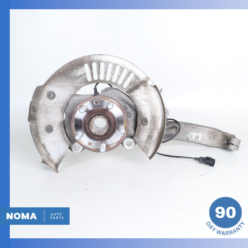 18-21 Jaguar X761 F-Pace Velar Front Left Spindle Knuckle Hub w/ Shield OEM 84k