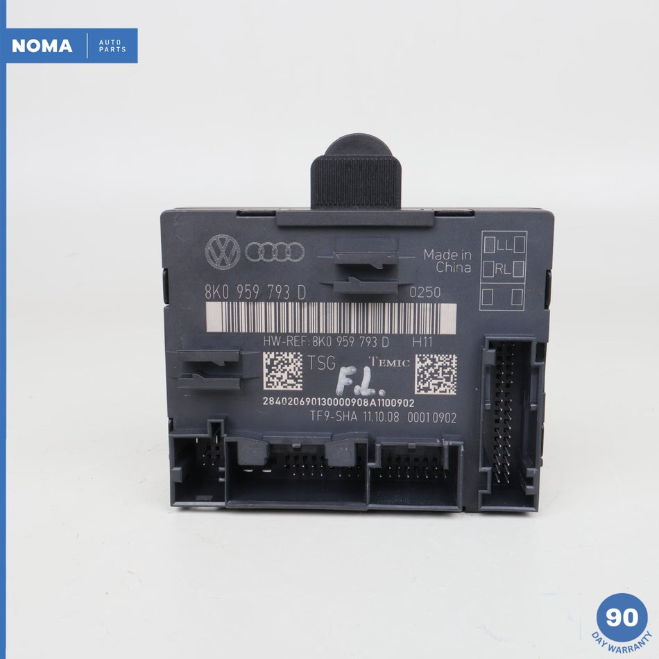 09-10 Audi A4 S5 Q5 A5 S4 Front Left Driver Side Door Control Module OEM