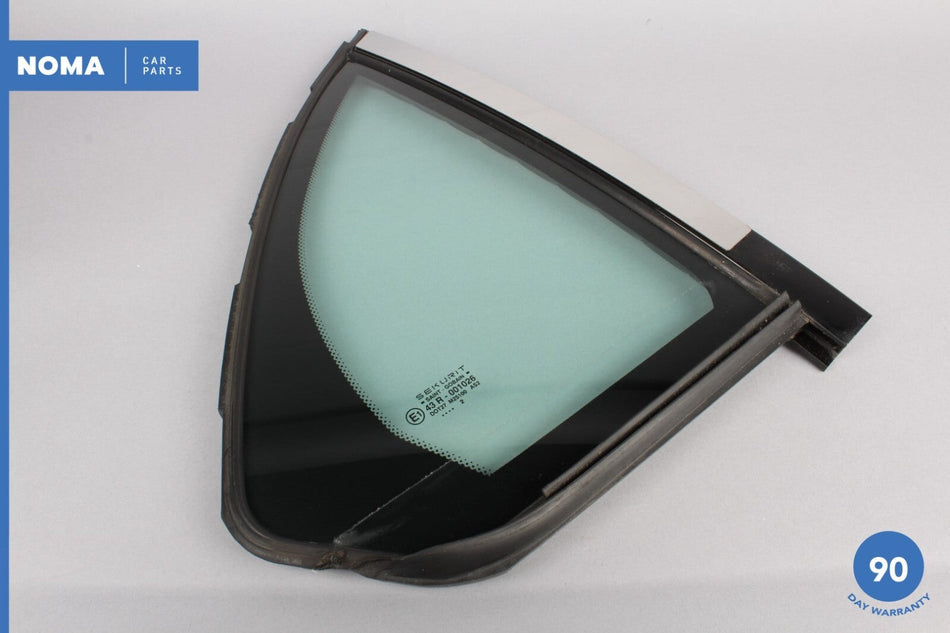 04-09 Jaguar XJ8 XJR VDP X350 Rear Right Side Quarter Door Window Glass OEM