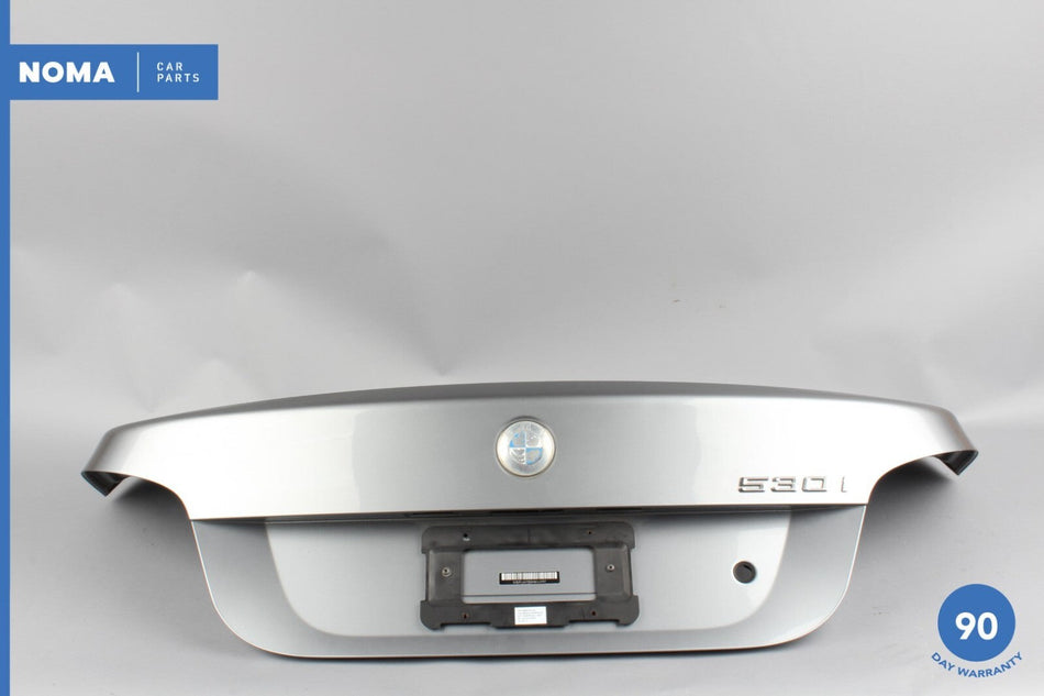 04-10 BMW 530i E60 E61 Trunk Boot Exterior Shell Panel Platinum Gray OEM