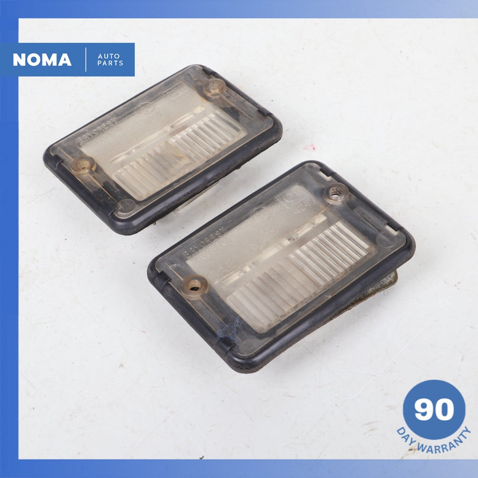 92-96 Jaguar XJS Series 3 Rear License Plate Light Lamp Set of 2 OEM