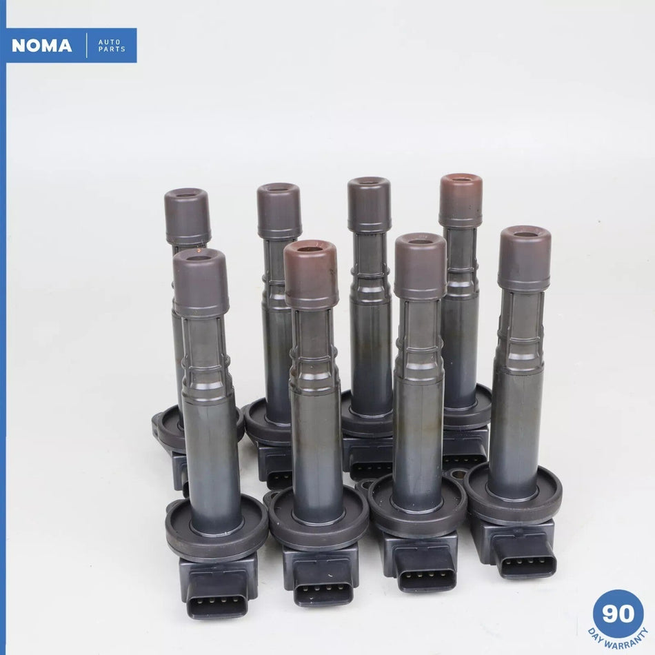 03-10 Jaguar X100 XKR XF Engine Motor Ignition Coil Set of 8 6R8312A366AA OEM
