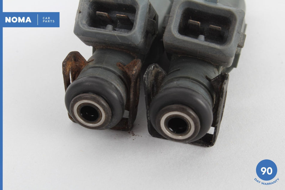 03-05 Land Rover Range Rover L322 Gas Fuel Rail Line Injector Set of 2 OEM