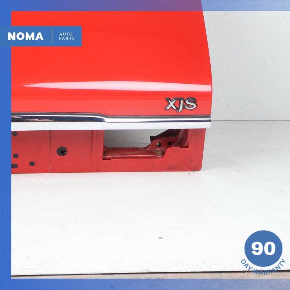 92-96 Jaguar XJS Series 3 Convertible Trunk Boot Lid Shell Panel Red OEM