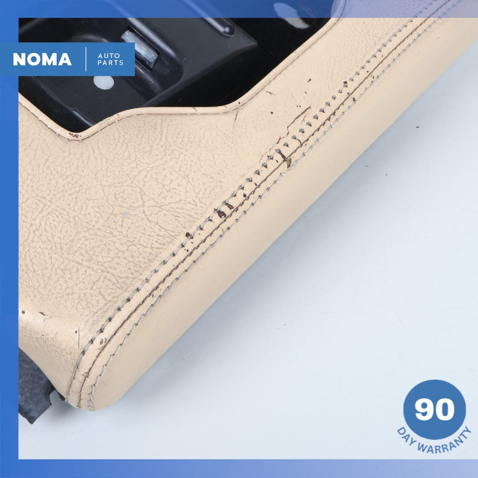 92-96 Jaguar XJS Series 3 Center Console Armrest Rest Lid Trim Beige OEM