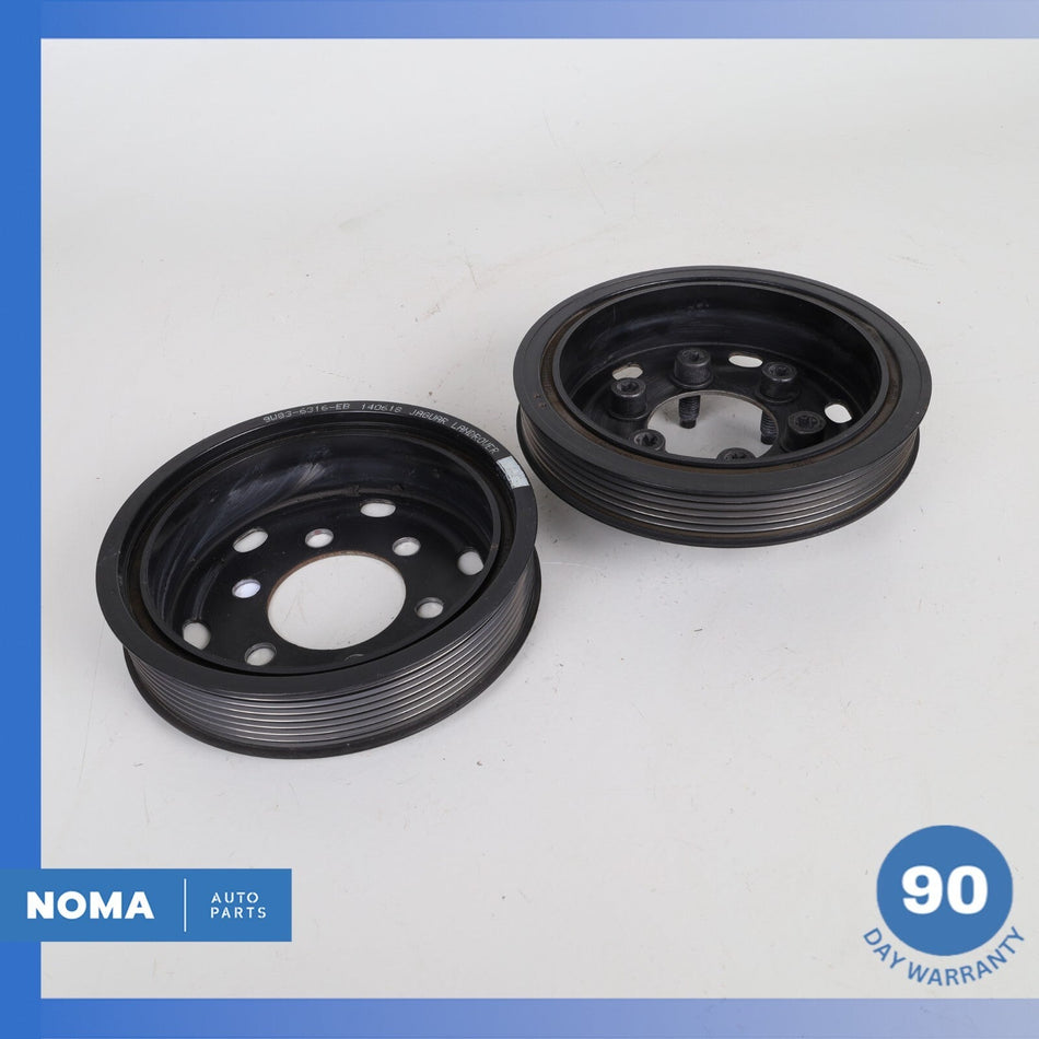 10-23 Jaguar X761 F-Pace XE Range Rover Engine Crankshaft Balancer Pulley OEM
