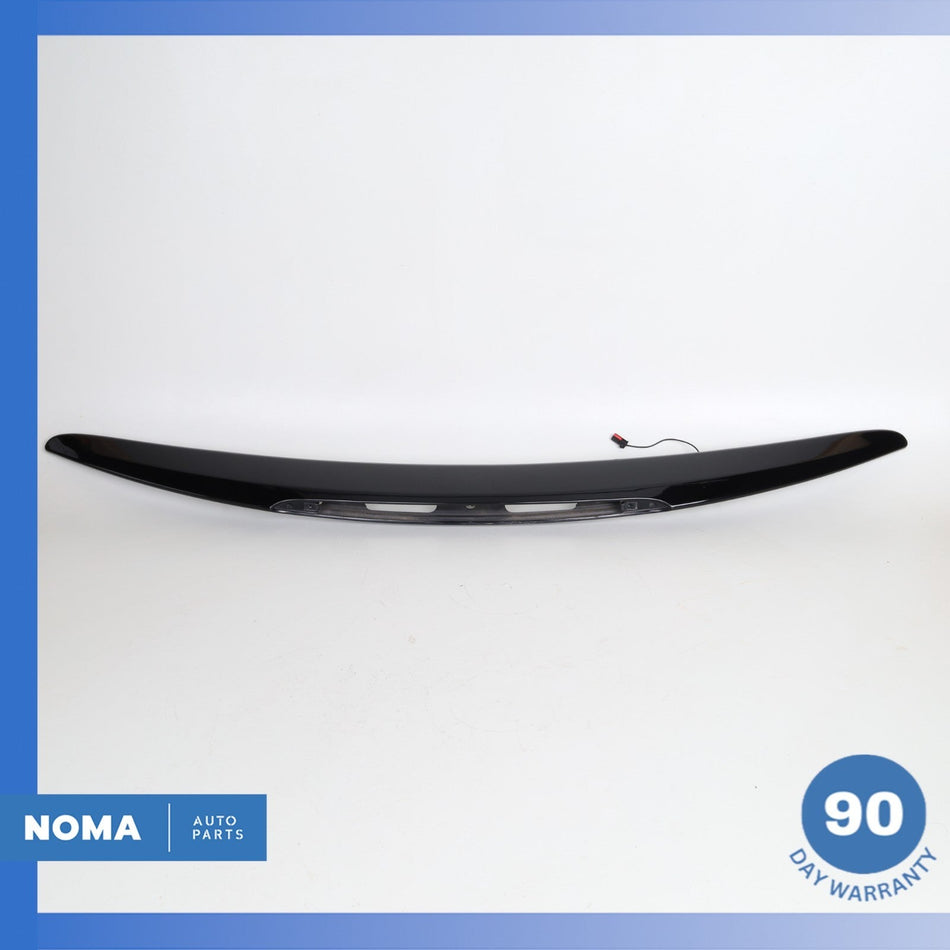 07-15 Jaguar X150 XK XKR Trunk Lid Molding Trim Spoiler Wing Ebony Black OEM