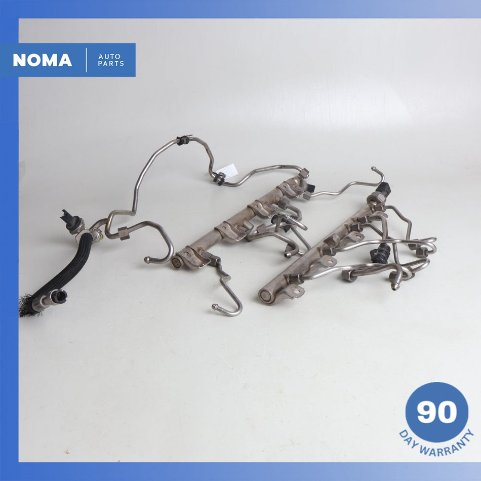 08-14 BMW F10 550i 750Li N63B44 4.4L Engine Fuel Injection Rail Set OEM