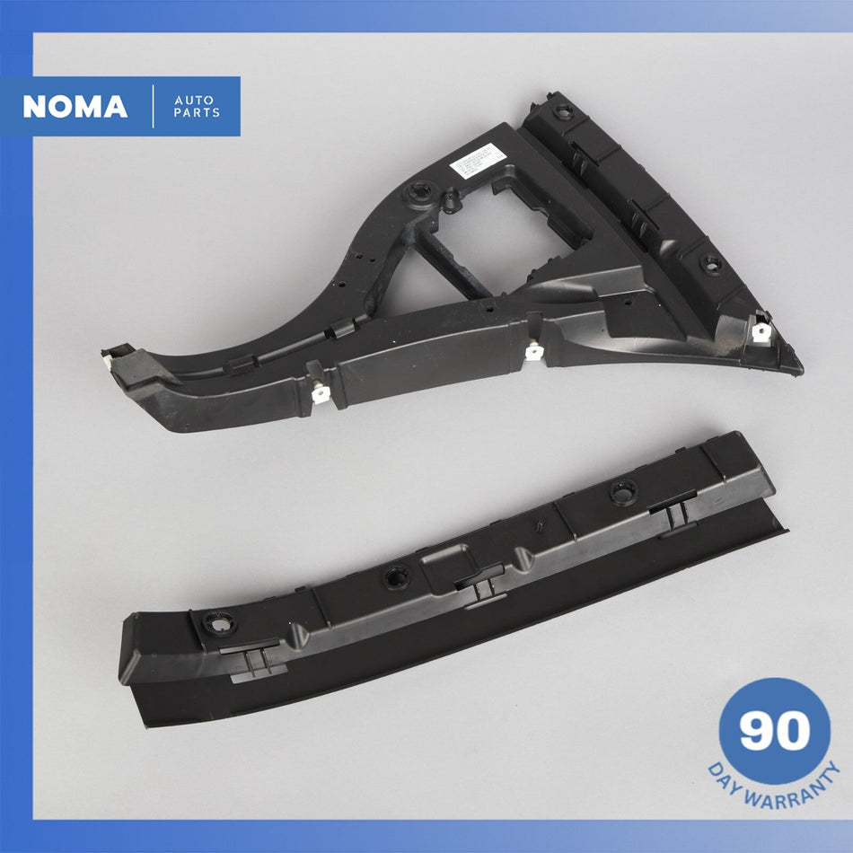 10-19 Jaguar X351 XJ XJR Rear Left Driver Side Bumper Mounting Bracket Set OEM