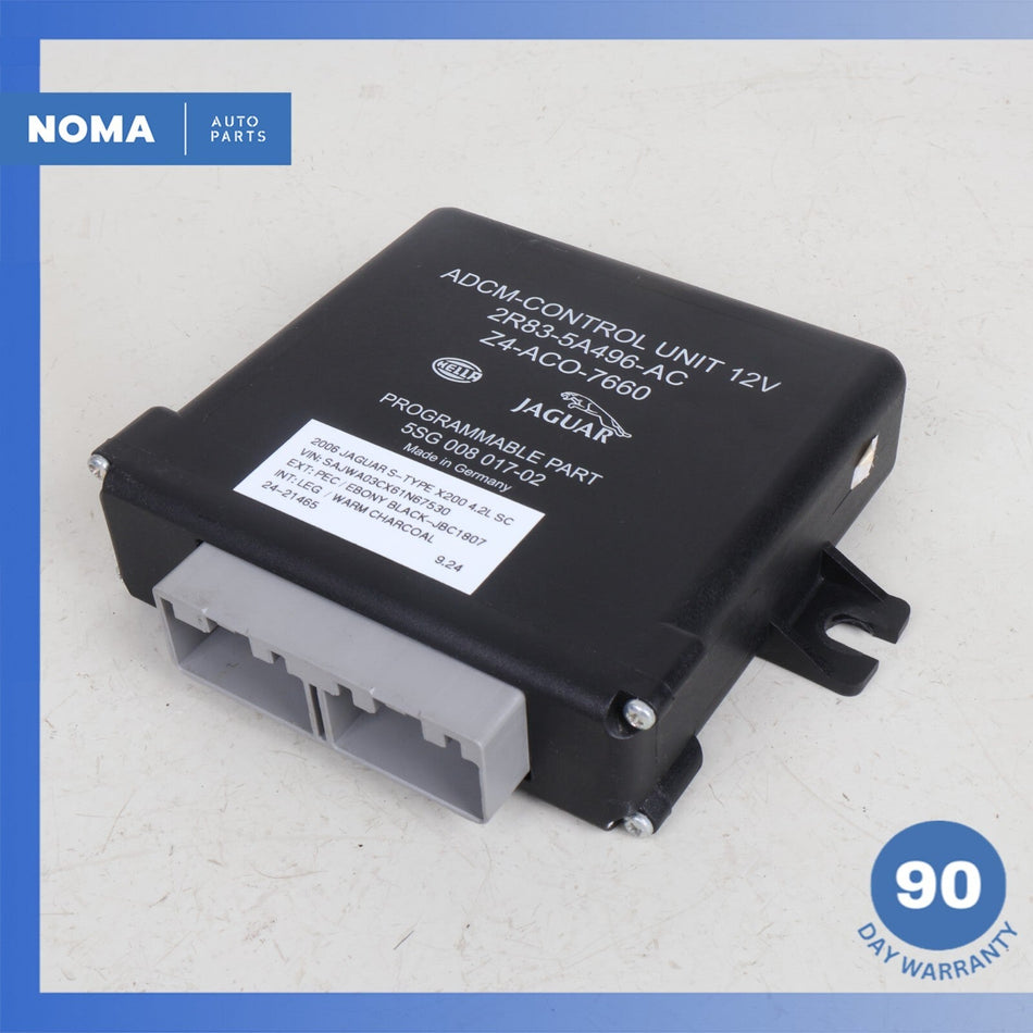 03-08 Jaguar X206 S-Type ADCM Adaptive Suspension Module Unit 2R835A496AC OEM