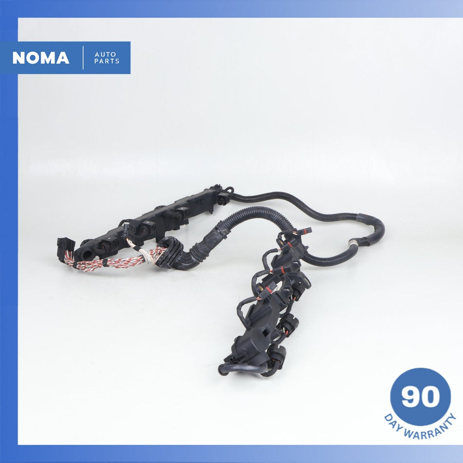 10-13 BMW F10 550i 750Li Fuel Injector Injection Wiring Harness 12517614896 OEM