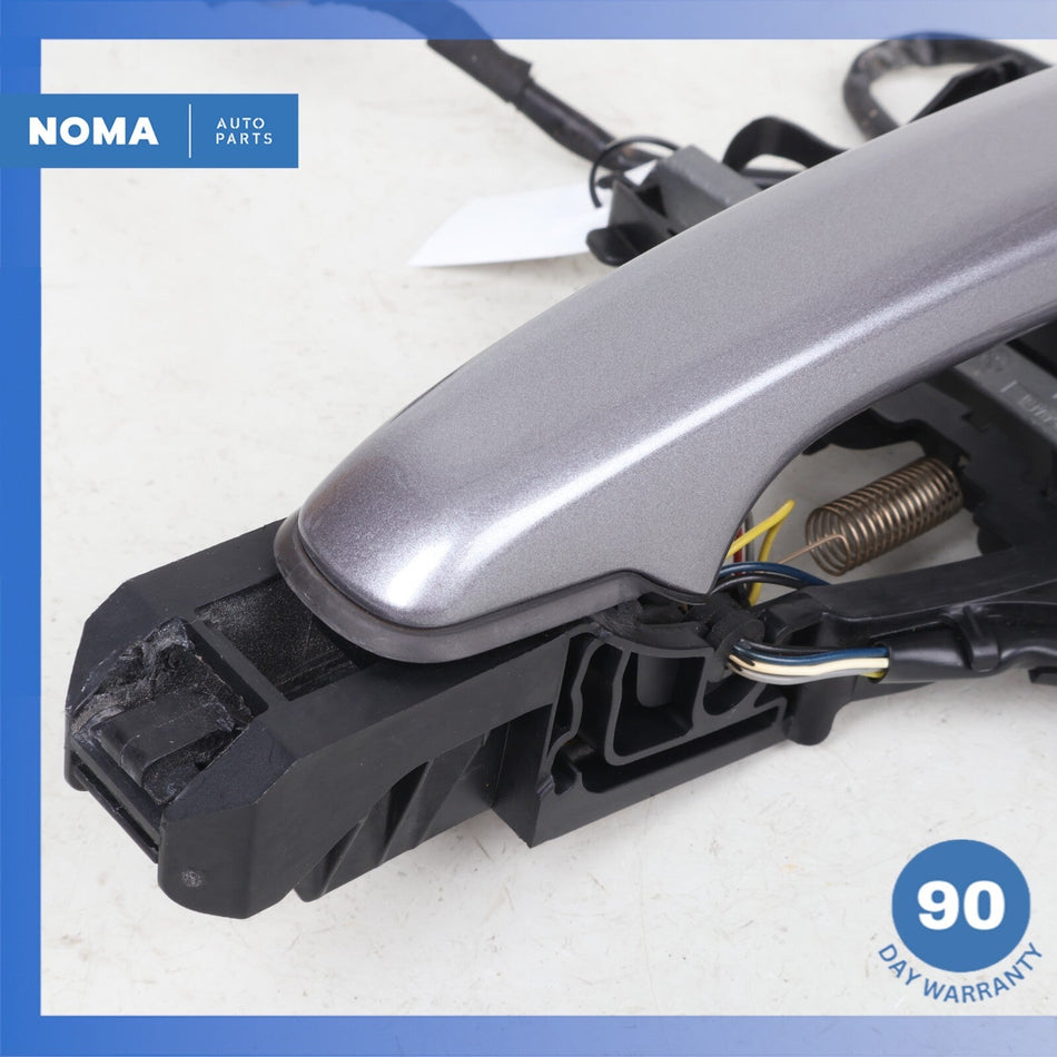 2012 Jaguar X250 XF Front Right Side Exterior Door Handle w/Bracket Gray OEM