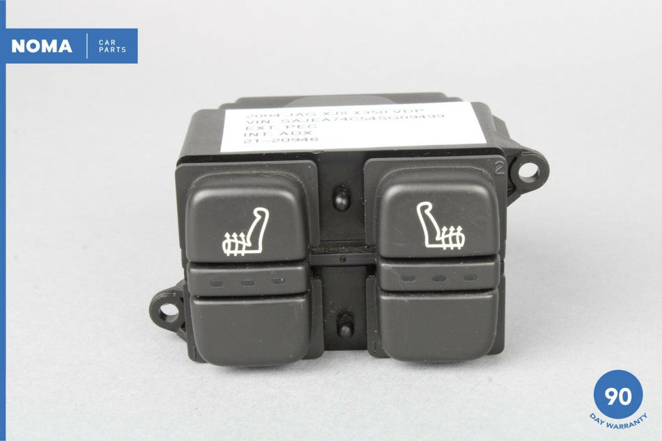 04-09 Jaguar XJR XJ8 VDP X350 Rear Center Console Heated Seat Control Switch OEM