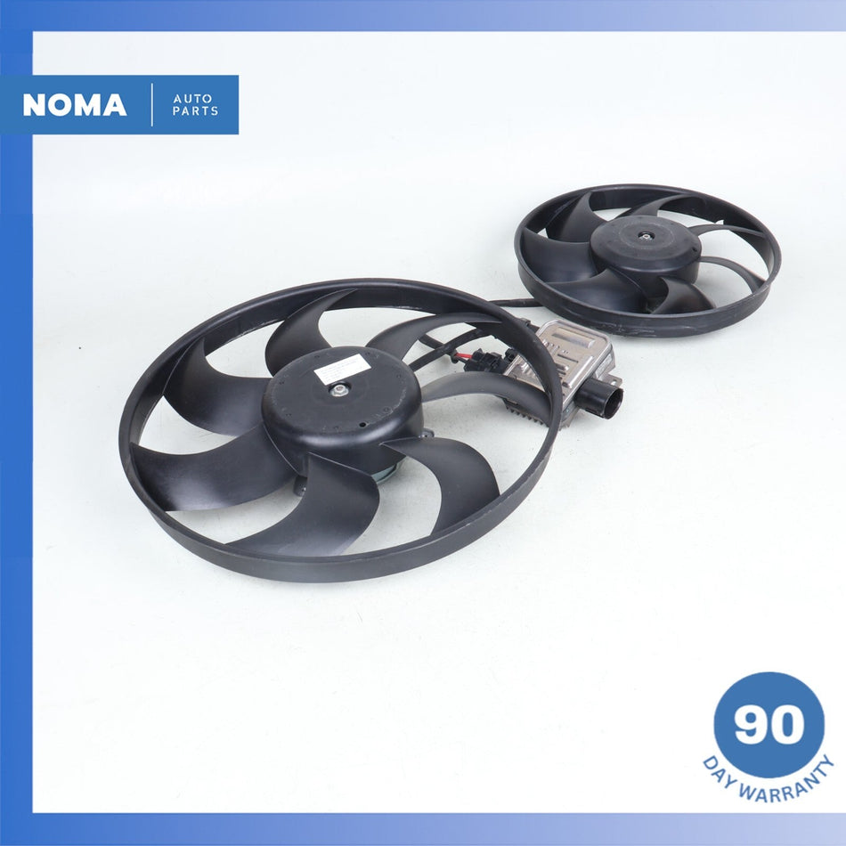 12-17 Range Rover Evoque L538 LR2 Engine Motor Cooling Radiator Fan Set OEM