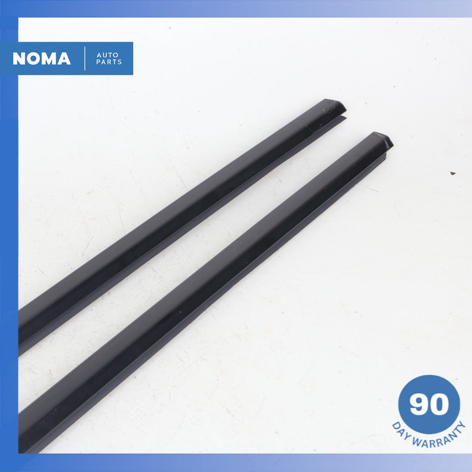 04-10 BMW E64 650i 645Ci Left & Right Side Door Window Molding Seal Set OEM