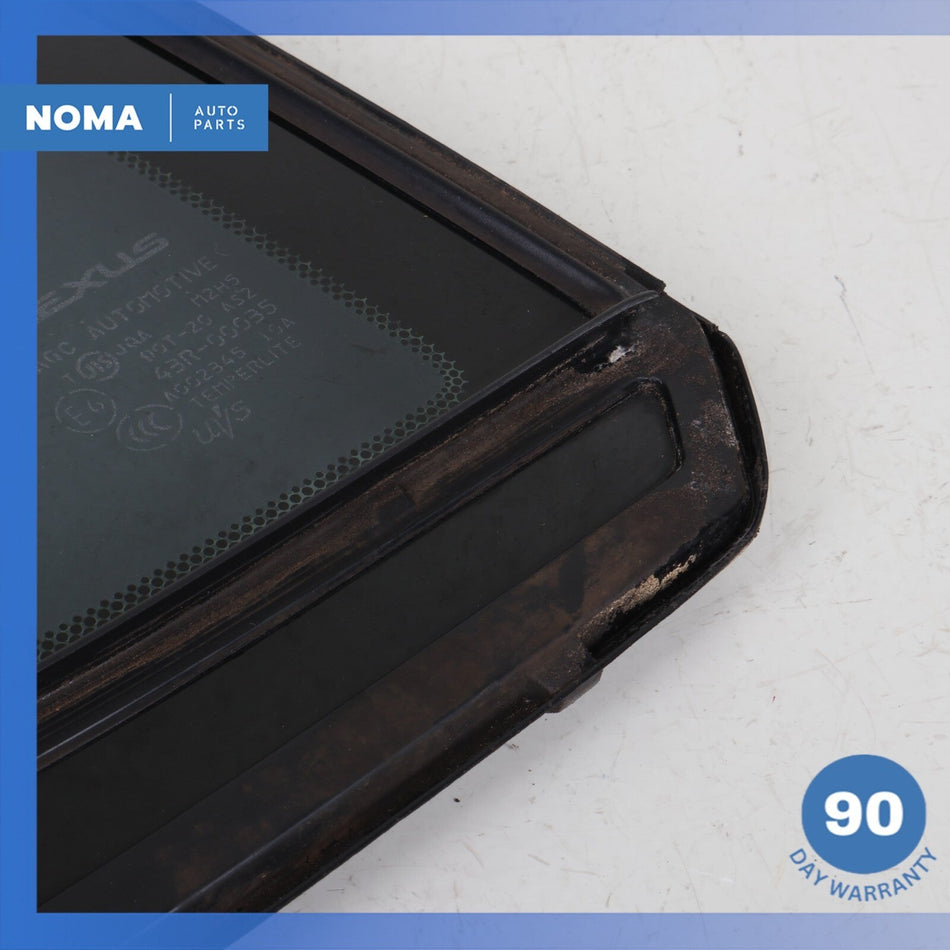 07-17 Lexus USF40 LS460 Rear Right Passenger Side Door Quarter Window Glass OEM