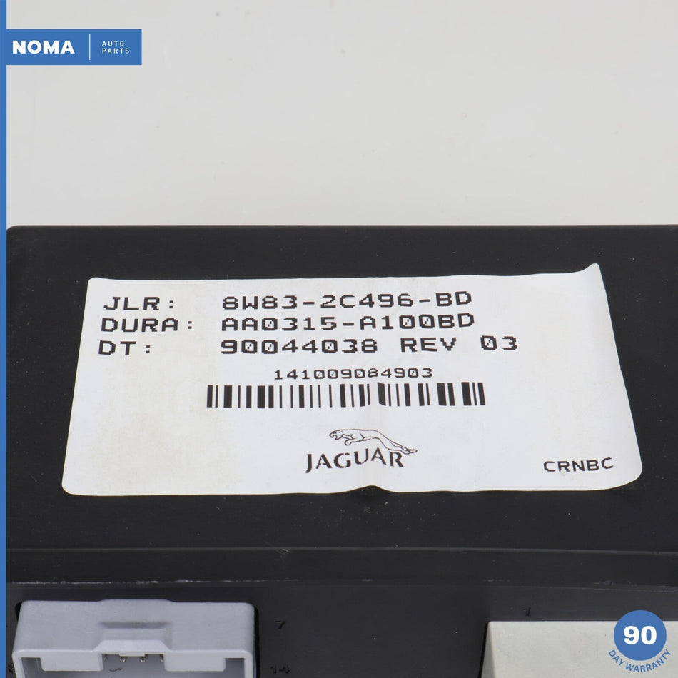 10-19 Jaguar XF XJ XFR X250 Parking Brake Control Module Unit 8W832C496BD OEM