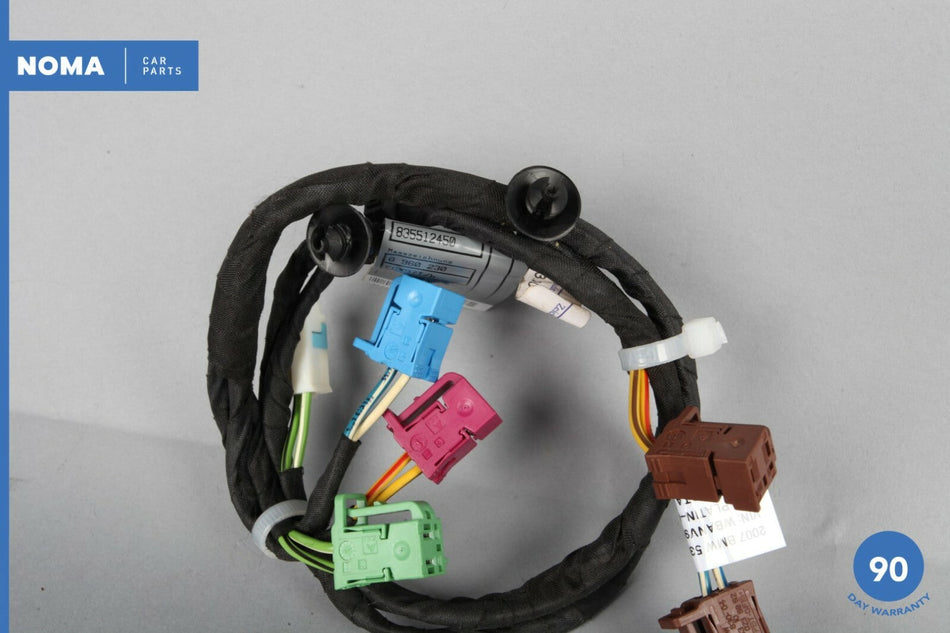 07-08 BMW 535xi E60 Front Right Passenger Lower Seat Wiring Harness Cable OEM