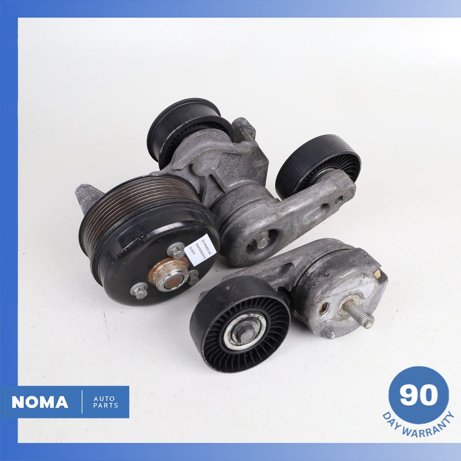 2014 Range Rover Sport L494 L405 S/C Engine Drive Belt Tensioner Pulley Set OEM