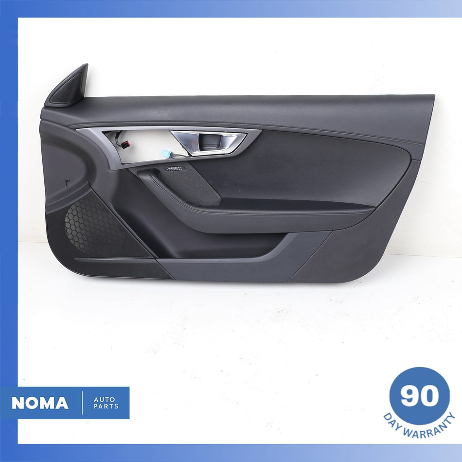 14-20 Jaguar X152 F-Type Right Passenger Side Interior Door Trim Panel Black OEM
