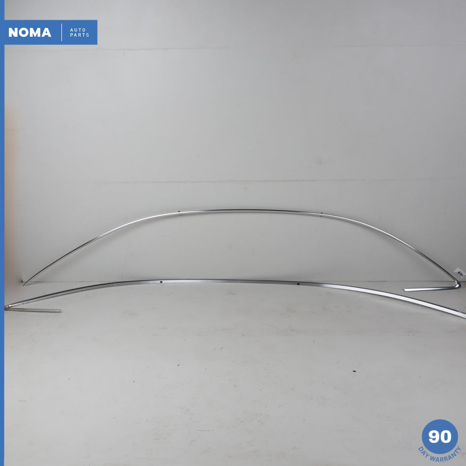 09-16 Audi A4 Quattro B8 Roof Left & Right Molding Set 8K5853703G Chrome OEM