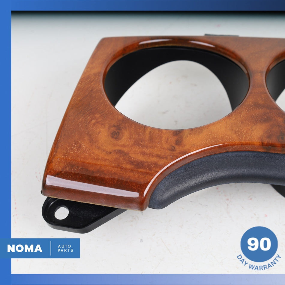 2000 Jaguar X100 XK8 Left Side Dash Instrument Cluster Bezel w/ Switch Wood OEM