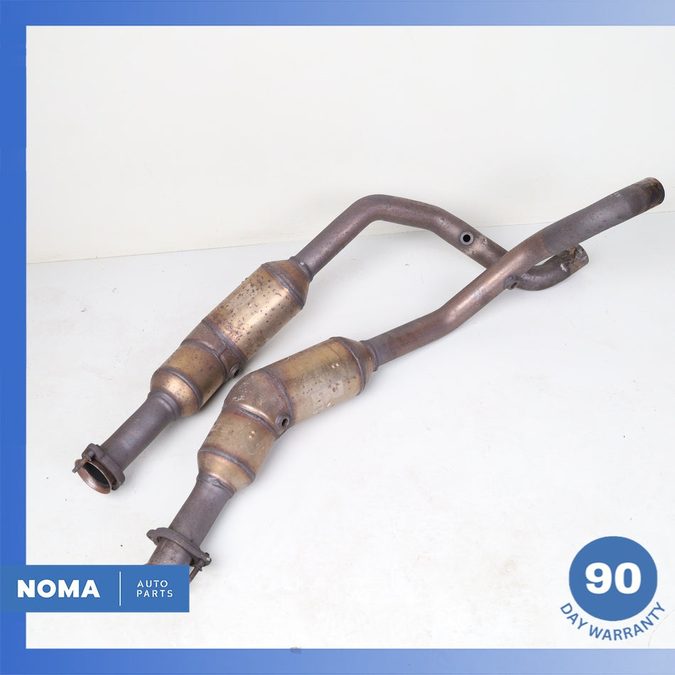 13-20 LR Range Rover L405 L494 5.0L Left & Right Exhaust Downpipe Set OEM 86k