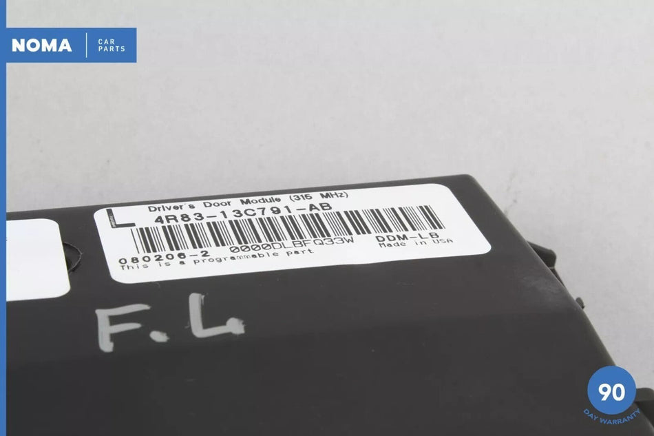 04-08 Jaguar X204 S-Type Front Left Door Control Module Unit 4R8313C791AB OEM