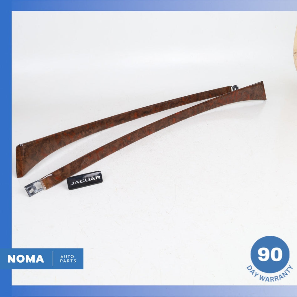 10-19 Jaguar X351 XJ XJR Left & Right Side Dashboard Molding Trim Set Wood OEM