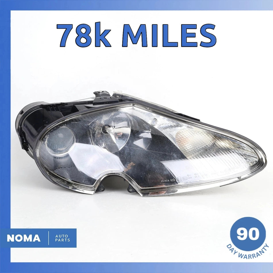 03-06 Jaguar X100 XKR XK8 Right Side Headlight Lamp Xenon HID Black Back OEM 78k