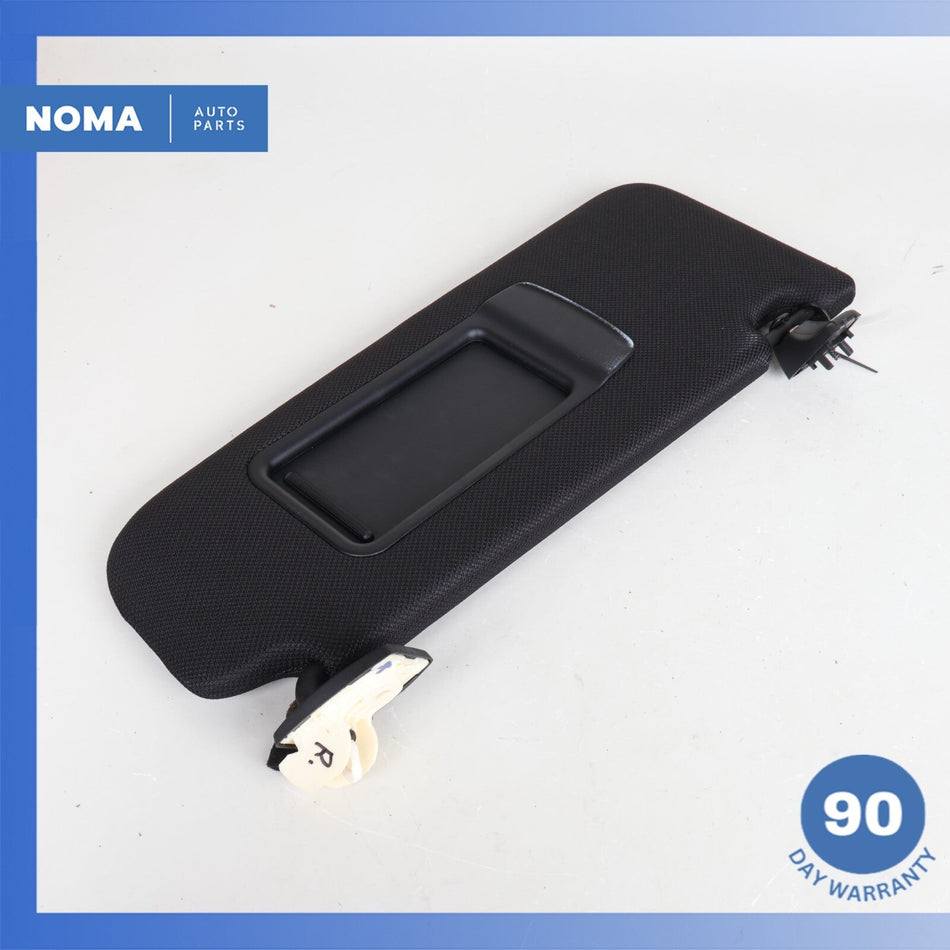 11-16 BMW F10 535i 528i Right Passenger Sun Visor Shade Black 51168038166 OEM