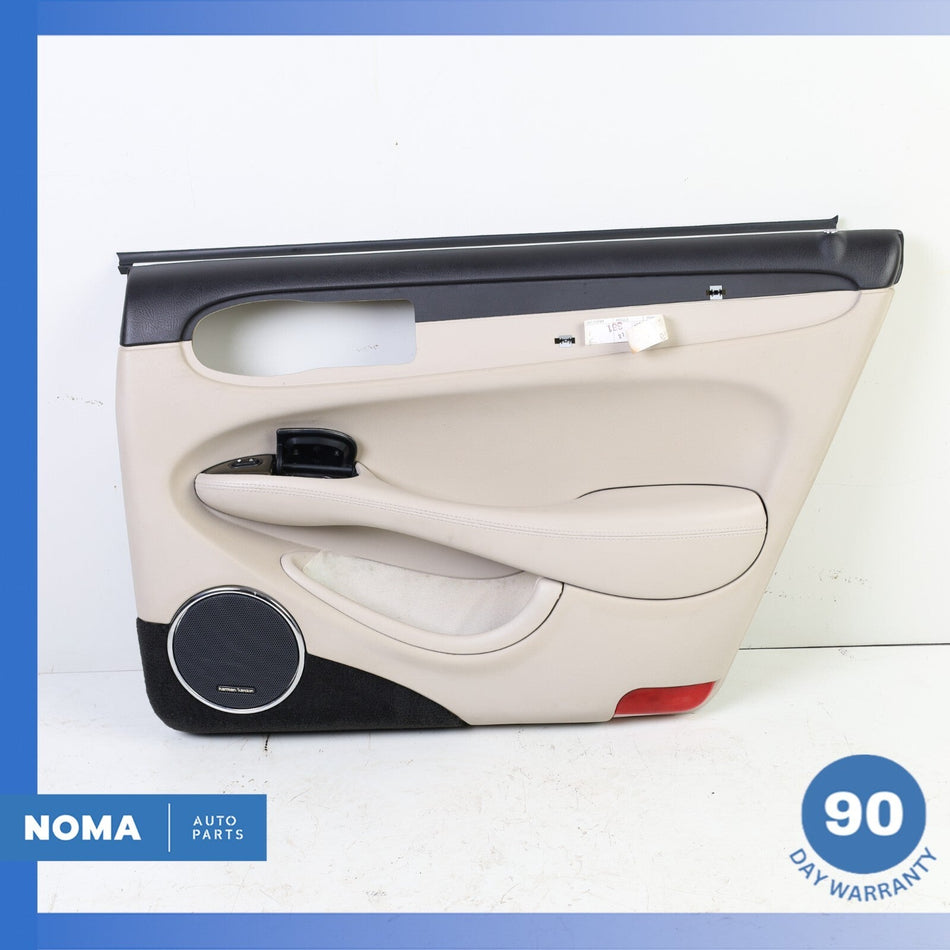 98-03 Jaguar X308 XJR XJ8 Rear Right Side Interior Door Panel Trim Beige OEM