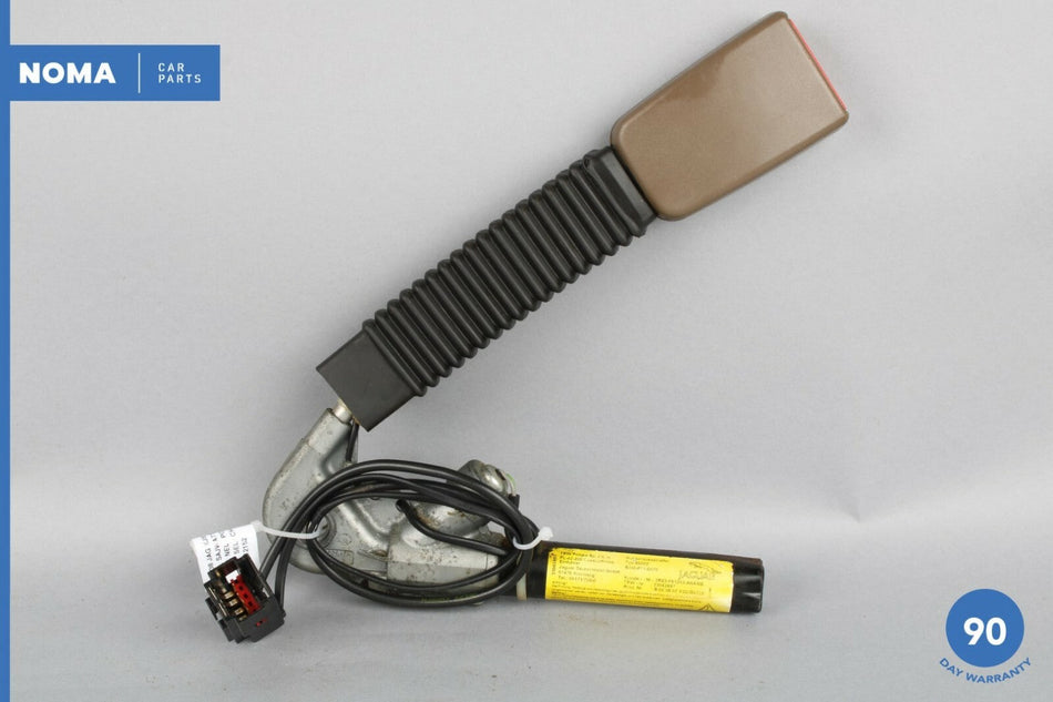 06-09 Jaguar XJ8 XJR X350 X358 Front Right Side Seatbelt Buckle Mocha AMB OEM