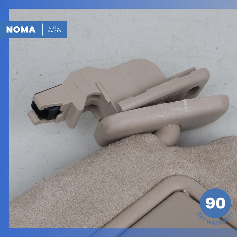 08-15 Jaguar X150 XK XKR Right Passenger Sunvisor Sun Visor Shade Suede OEM