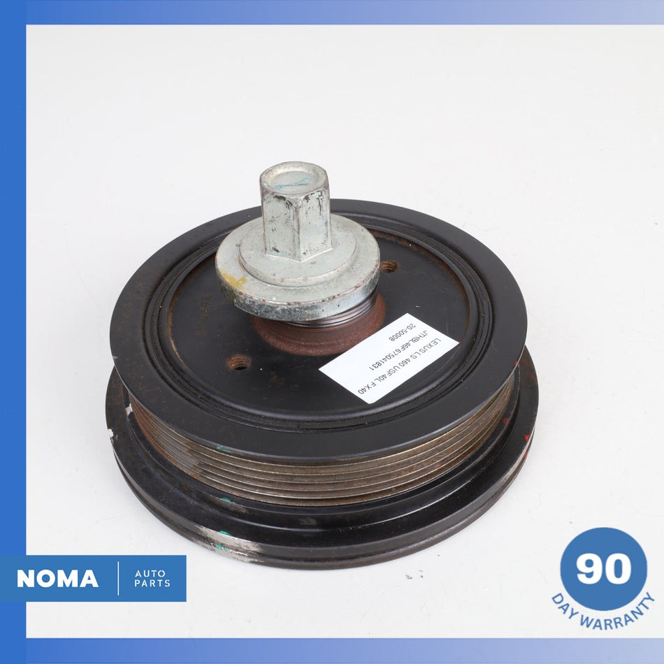 07-17 Lexus USF40 LS460 Harmonic Balancer Crankshaft Damper Pulley OEM
